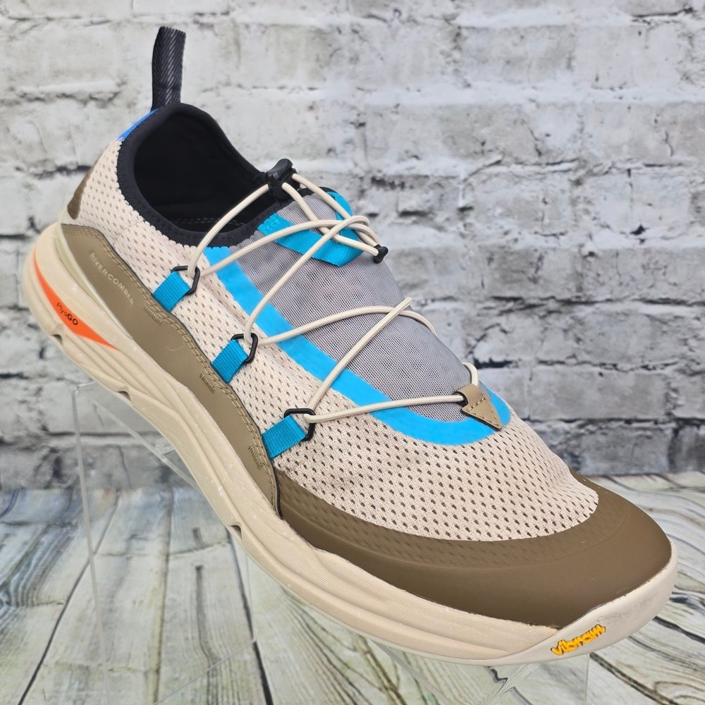 Danner Rivercomber 3 Hiking Shoes Mens 13 Sand Bluebird Vibram Cordura 63308
